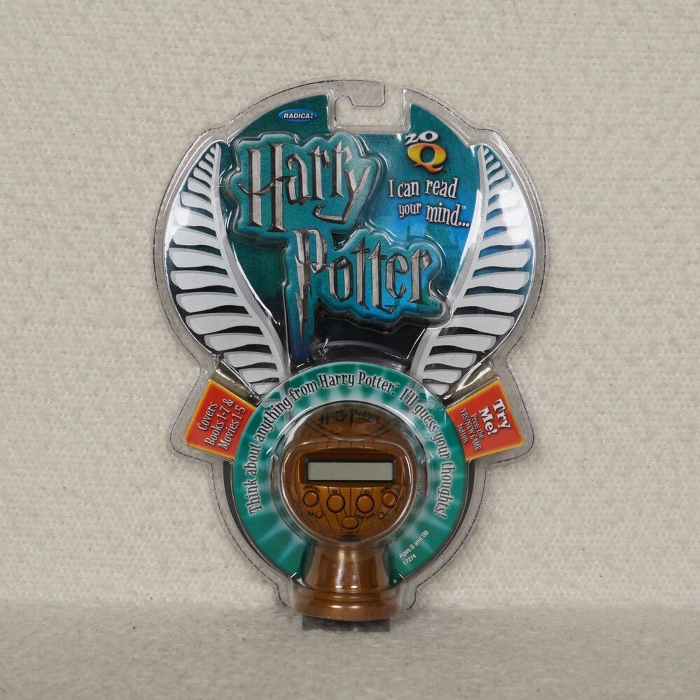 Mattel Radica Harry Potter Golden Snitch 20Q Handheld Game I Can Read Your Mind